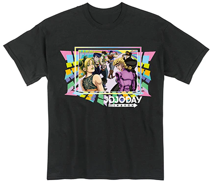 (Goods - T-shirt) Jojo's Bizarre Adventures Black T-shirt L size