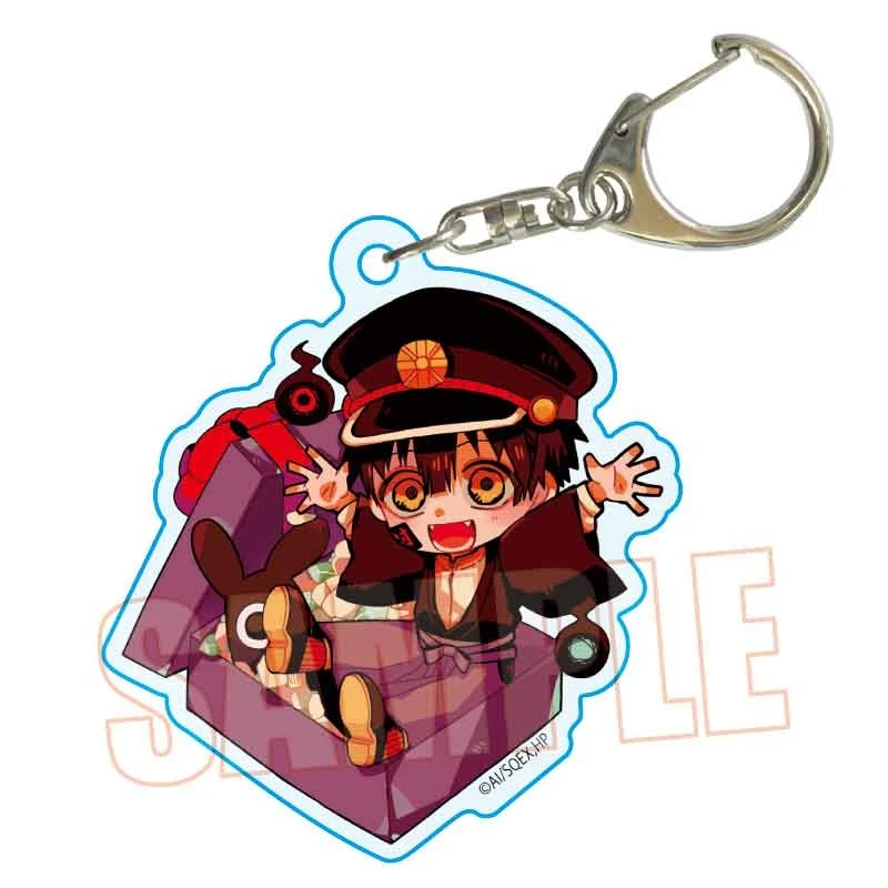 (Goods - Keychain) Toilet-Bound Hanako-Kun Flower Box Acrylic Keychain Tsukasa (Camellia)