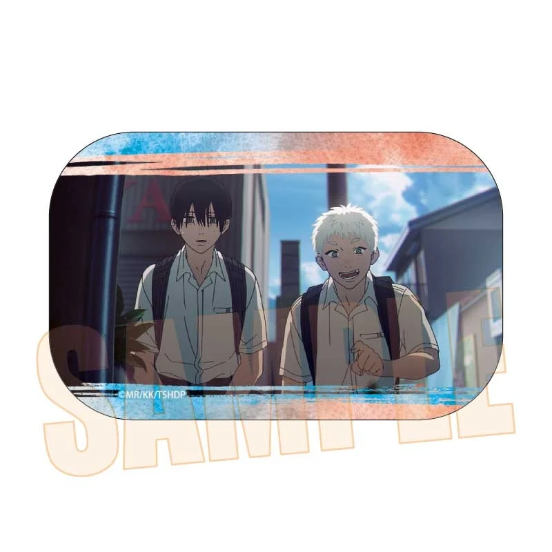 (Goods - Badge) The Summer Hikaru Died Memories Square Button Badge Yoshiki & HIKARU B