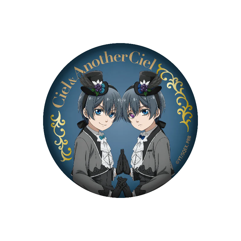 (Goods - Badge) TV Anime Black Butler: Emerald Witch Arc Big Can Badge Ciel Phantomhive & The Other Ciel Phantomhive (Deep Psychological World)
