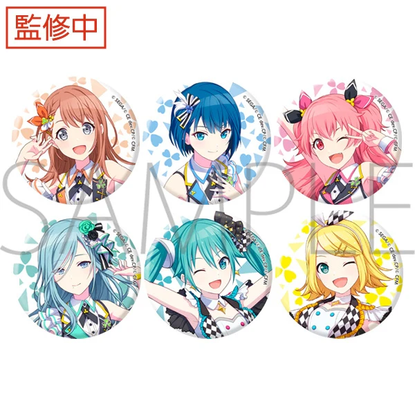 [Hatsune Miku: Colorful Stage!] Character Badge Collection/MORE MORE JUMP! ver. (Blind Box -Single)