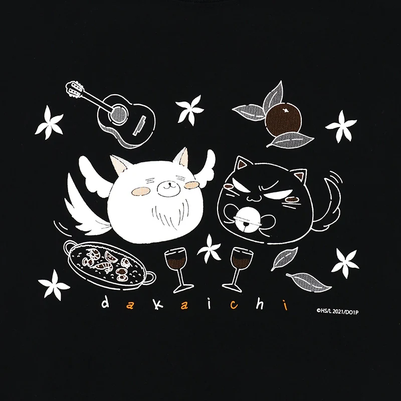 [DAKAICHI] Chunya & Tonyaka Hand Drawn Art Style T-Shirt - Image 2