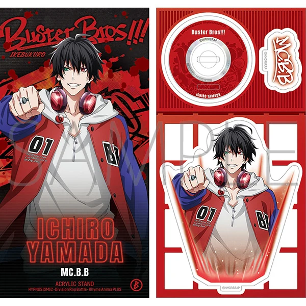 (Goods - Acrylic Stand) [Hypnosis Mic] Rhyme Anima + CD Style Acrylic Stand / Ichiro Yamada - Image 2
