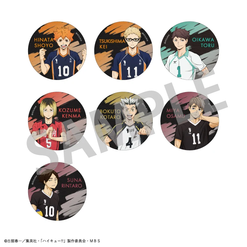[Haikyu!!] Trading Metal Button Badge A (Blind Box -Single)