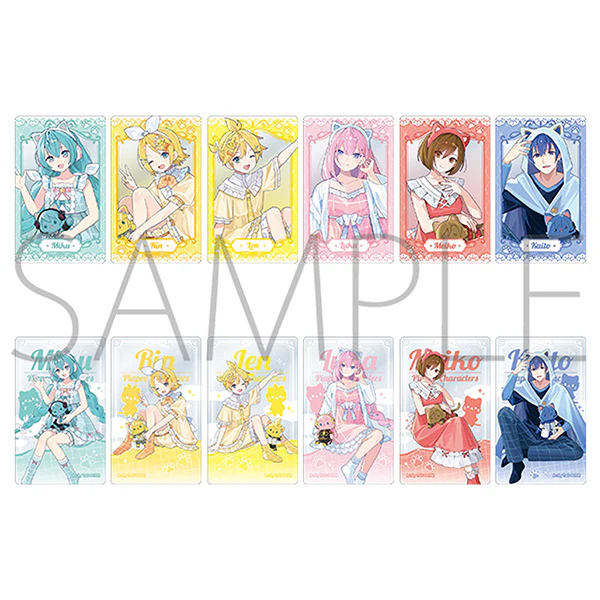 (Goods - Card) Hatsune Miku Series withCAT Clear Sheet Collection (Blind Box -Single) - Image 3