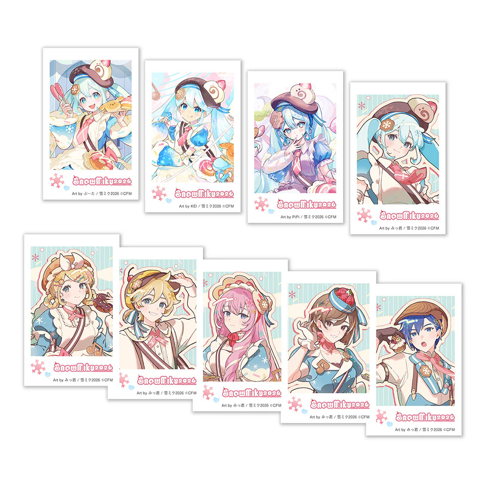 (Goods - Bromide) SNOW MIKU 2026 Instant Photo Print SNOW MIKU Art by KEI - Image 2