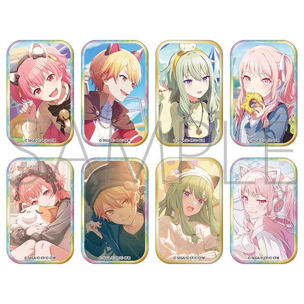 (Goods - Badge) Hatsune Miku: Colorful Stage! Square Badge Collection / vol. 56 B (Blind Box -Single)