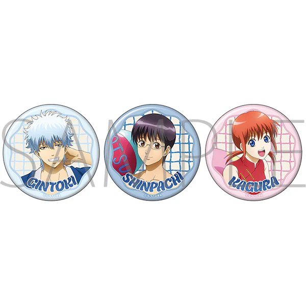 (Goods - Badge) Gintama Button Badge Set / Pool