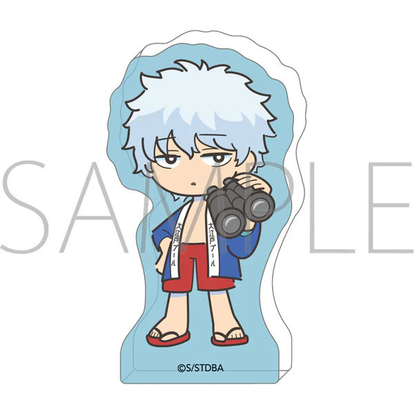 (Goods - Acrylic Stand) Gintama Korotto Acrylic Block / Gintoki Sakata Pool