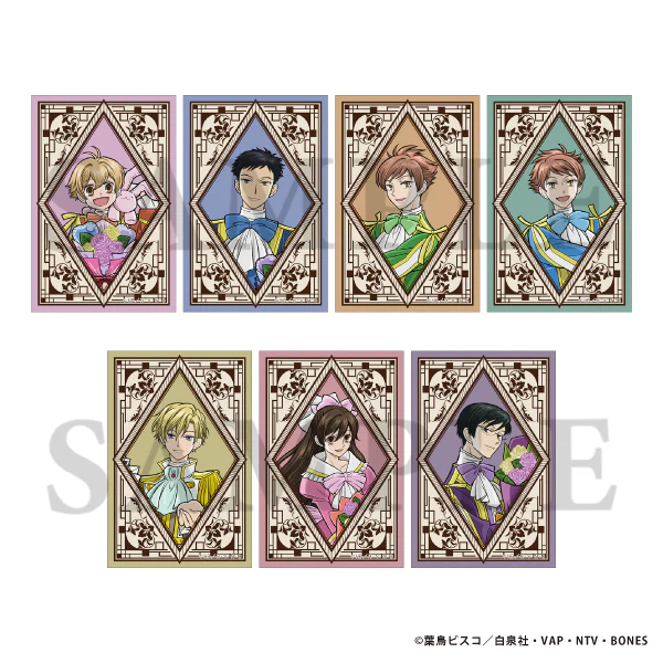 (Goods - Sticker) Ouran High School Host Club Bouquet For You! Sticker Set