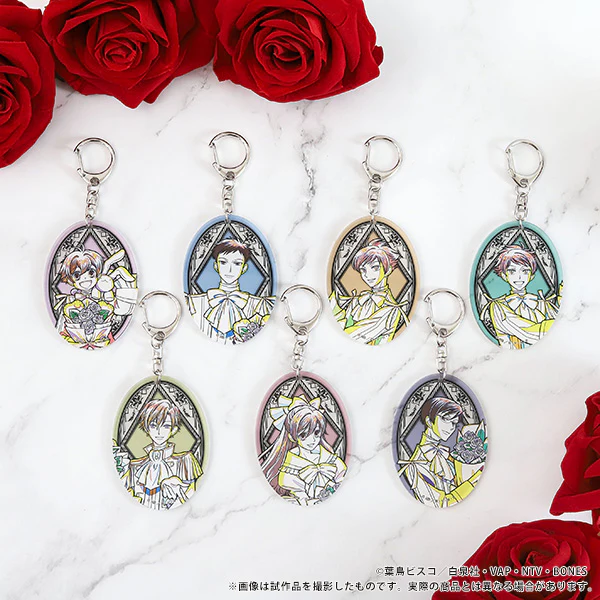 (Goods - Keychain) Ouran High School Host Club Bouquet For You! Acrylic Keychain Haruhi Fujioka - Image 2