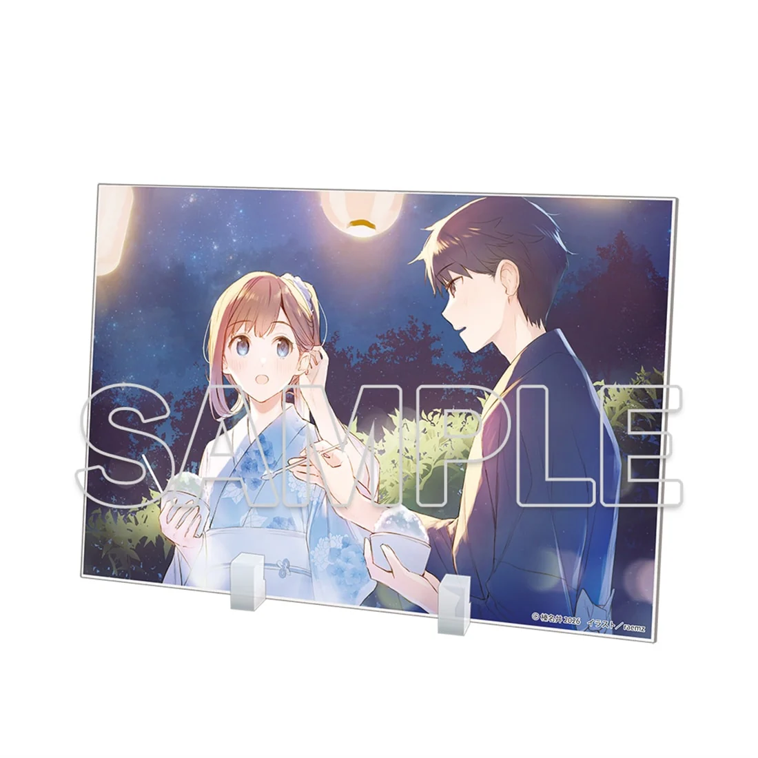 (Goods - Acrylic Stand) Even a Replica Can Fall in Love Big Acrylic Plate E