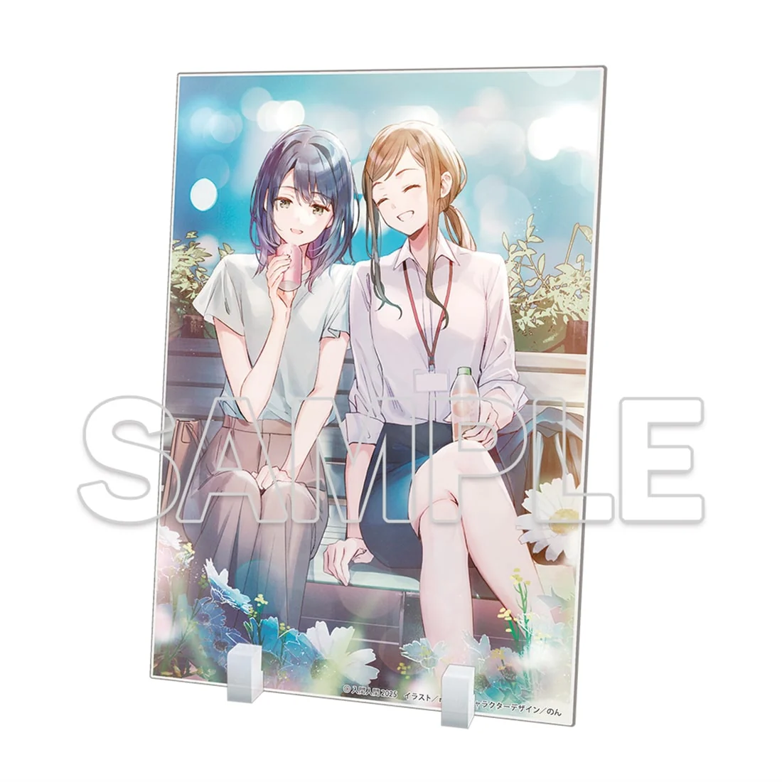 (Goods - Acrylic Stand) Adachi and Shimamura Big Acrylic Plate D