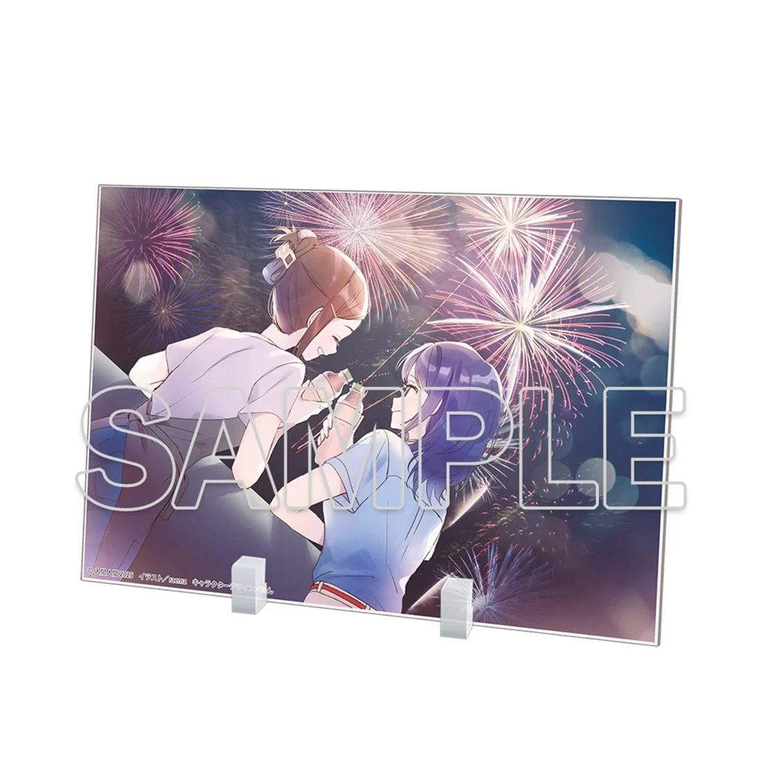 (Goods - Acrylic Stand) Adachi and Shimamura Big Acrylic Plate F