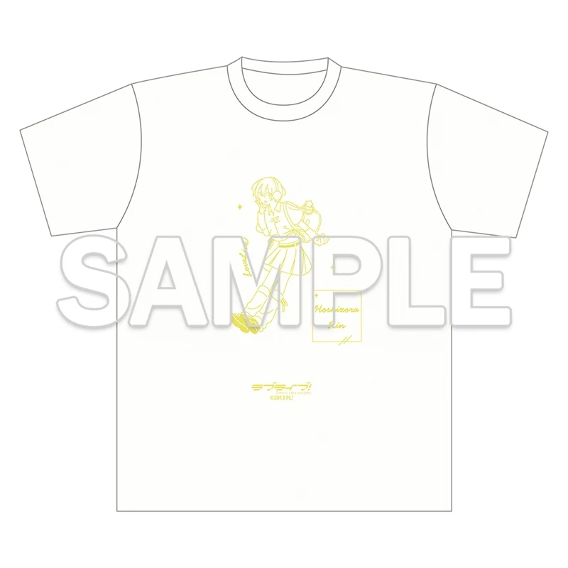 (Goods - Shirt) Love Live! Wear the Seasons on Your Walks. Oversized T-Shirt - Rin Hoshizora