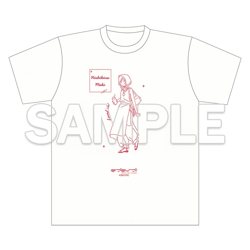 (Goods - Shirt) Love Live! Wear the Seasons on Your Walks. Oversized T-Shirt - Maki Nishikino