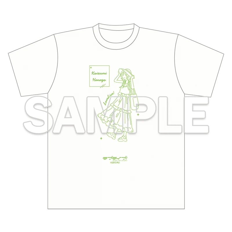 (Goods - Shirt) Love Live! Wear the Seasons on Your Walks. Oversized T-Shirt - Hanayo Koizumi