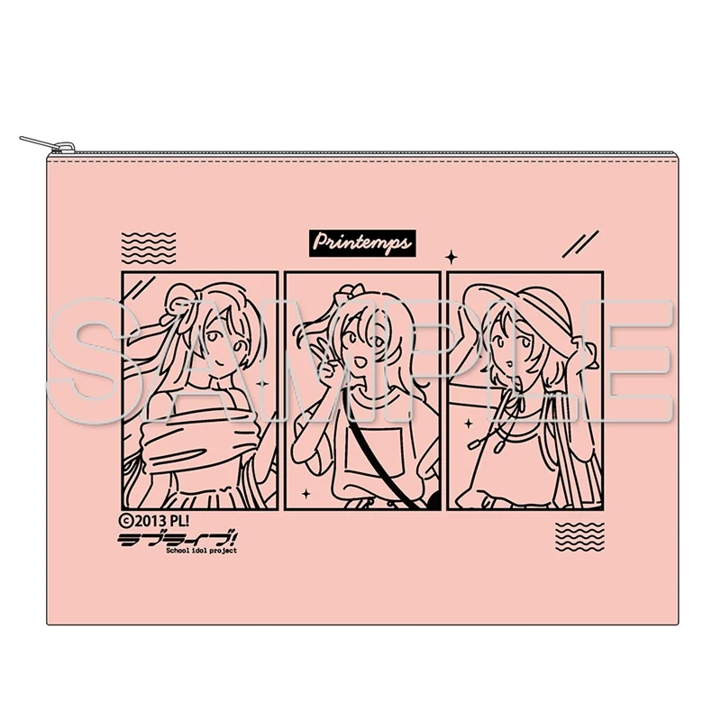 (Goods - Pouch) Love Live! Wear the Seasons on Your Walks. Canvas Pouch - Printemps