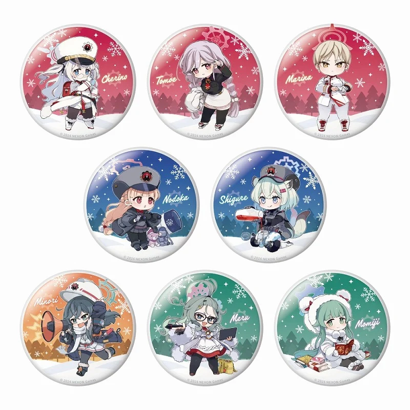 (Goods - Badges) Blue Archive Chibi Vol.2 Badge 3.5 Anniversary (Blind Box -Single)
