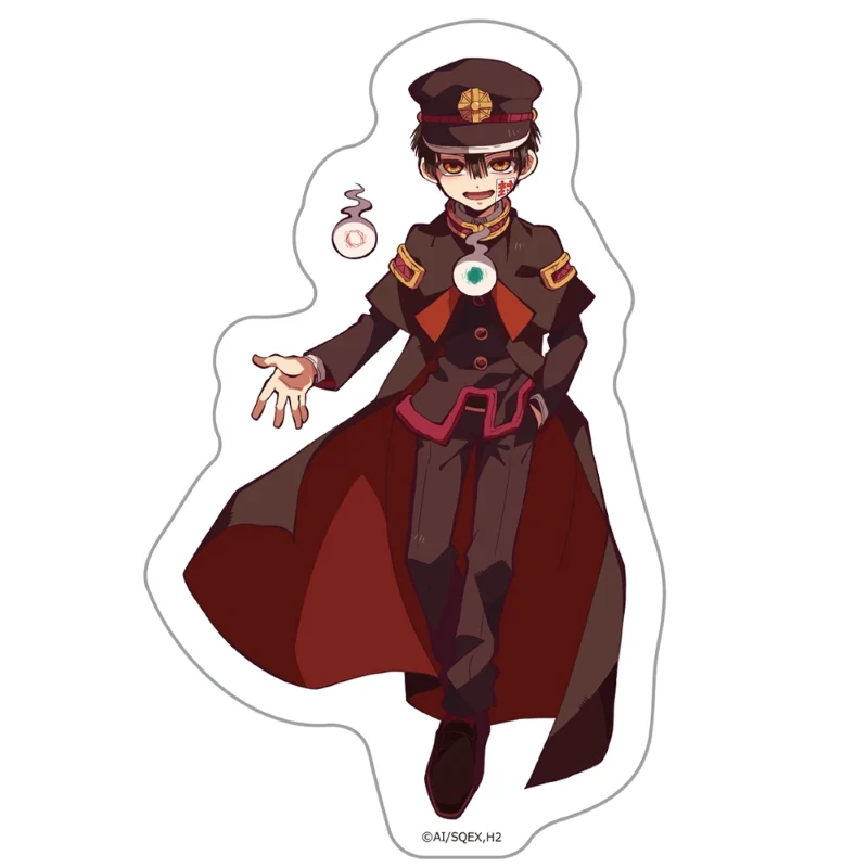 (Goods - Sticker) TV Anime Toilet-Bound Hanako-kun Die-cut Sticker Hanako-kun Cape Ver.