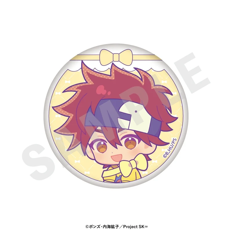 (Goods - Badge) Original TV Anime - SK8 the Infinity Chibi Ribbon Series Trading Button Badge (8 Types Total) (Blind Box -Single)