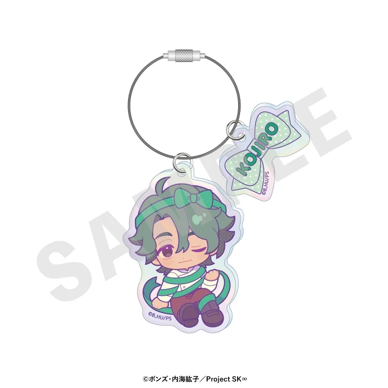 (Goods - Keychain) Original TV Anime - SK8 the Infinity Chibi Ribbon Series Iridescent Acrylic Keychain (Kπππππ)