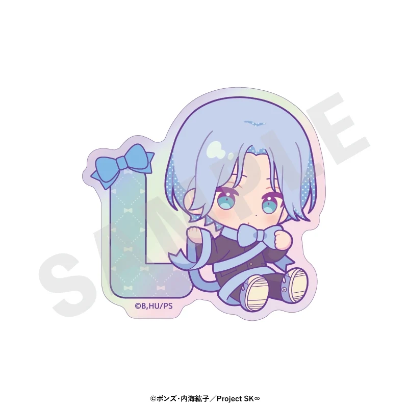 (Goods - Sticker) Original TV Anime - SK8 the Infinity Chibi Ribbon Series Trading Iridescent Sticker (8 Types Total)(Blind Box -Single) - Image 3