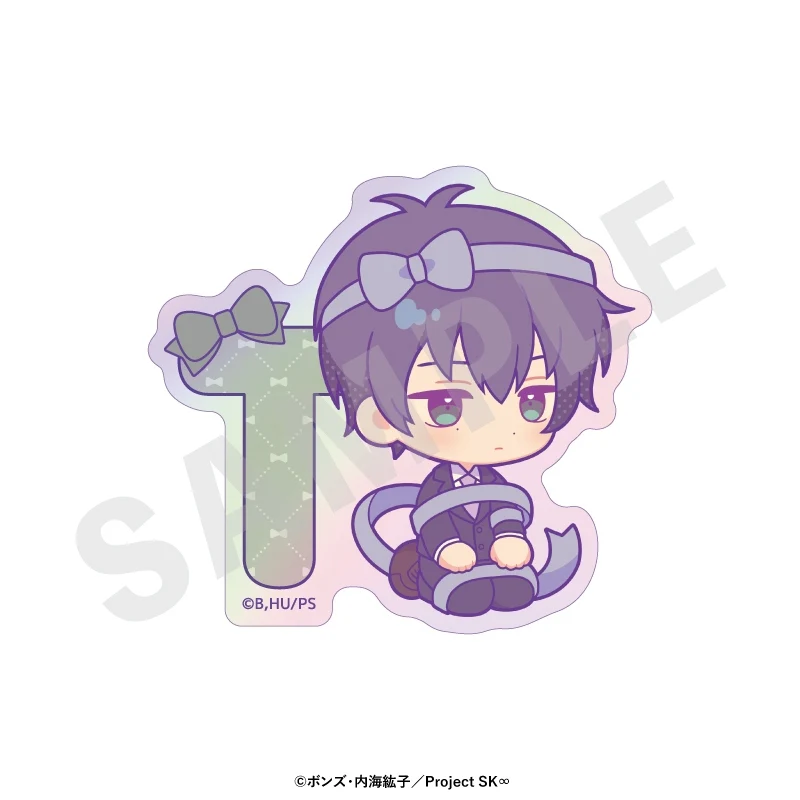 (Goods - Sticker) Original TV Anime - SK8 the Infinity Chibi Ribbon Series Trading Iridescent Sticker (8 Types Total)(Blind Box -Single) - Image 9