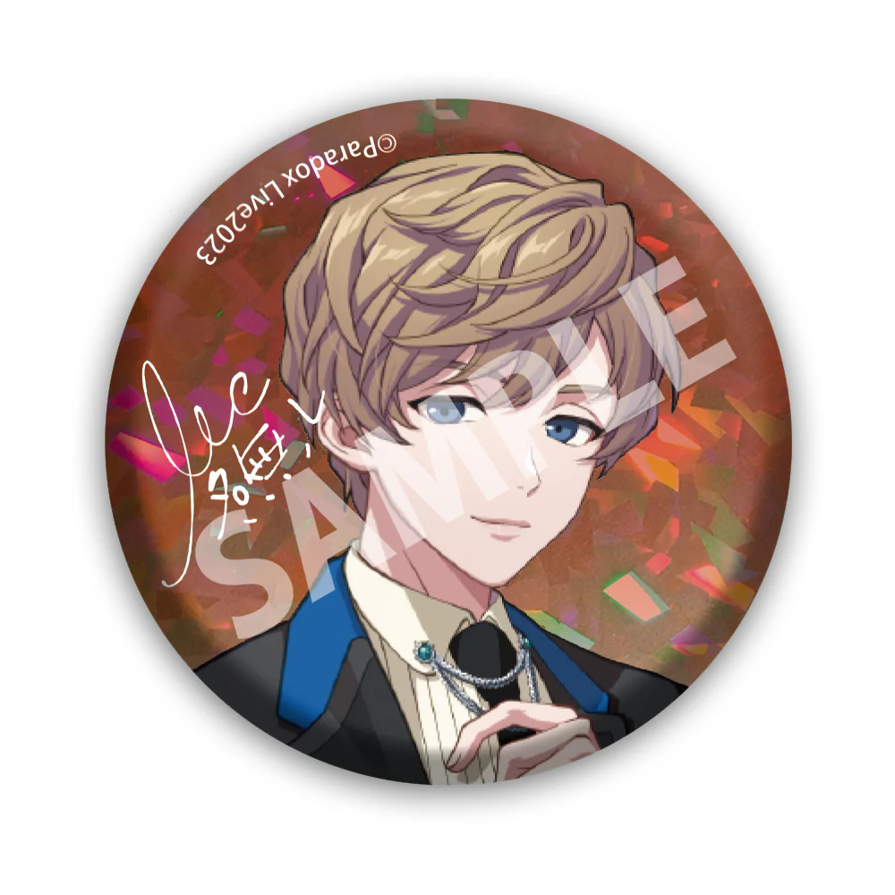 [Paradox Live] 4th Anniversary BIG Button Badge /Shiki Ando - Image 2