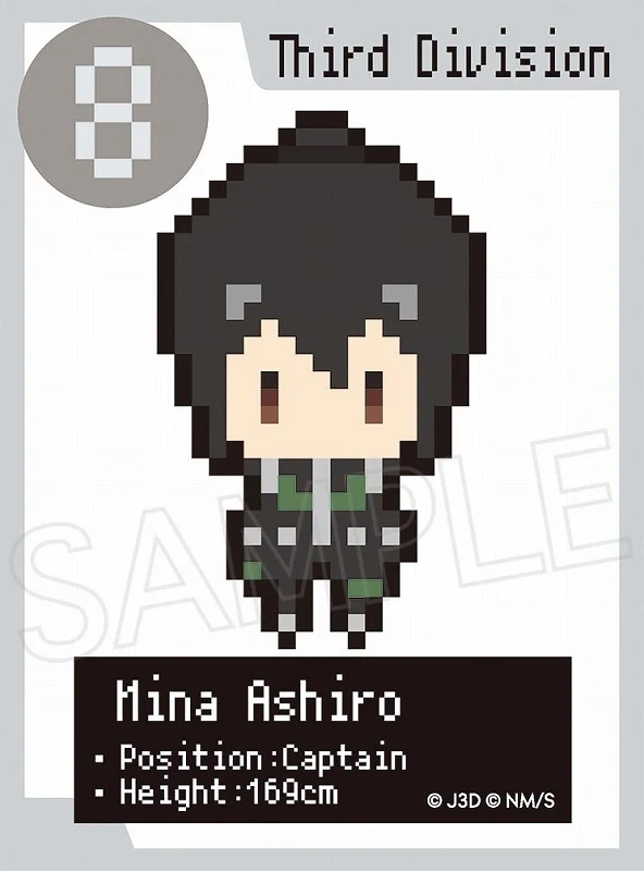 [Kaiju No. 8] Pixel Art Series Sticker Mina Ashiro