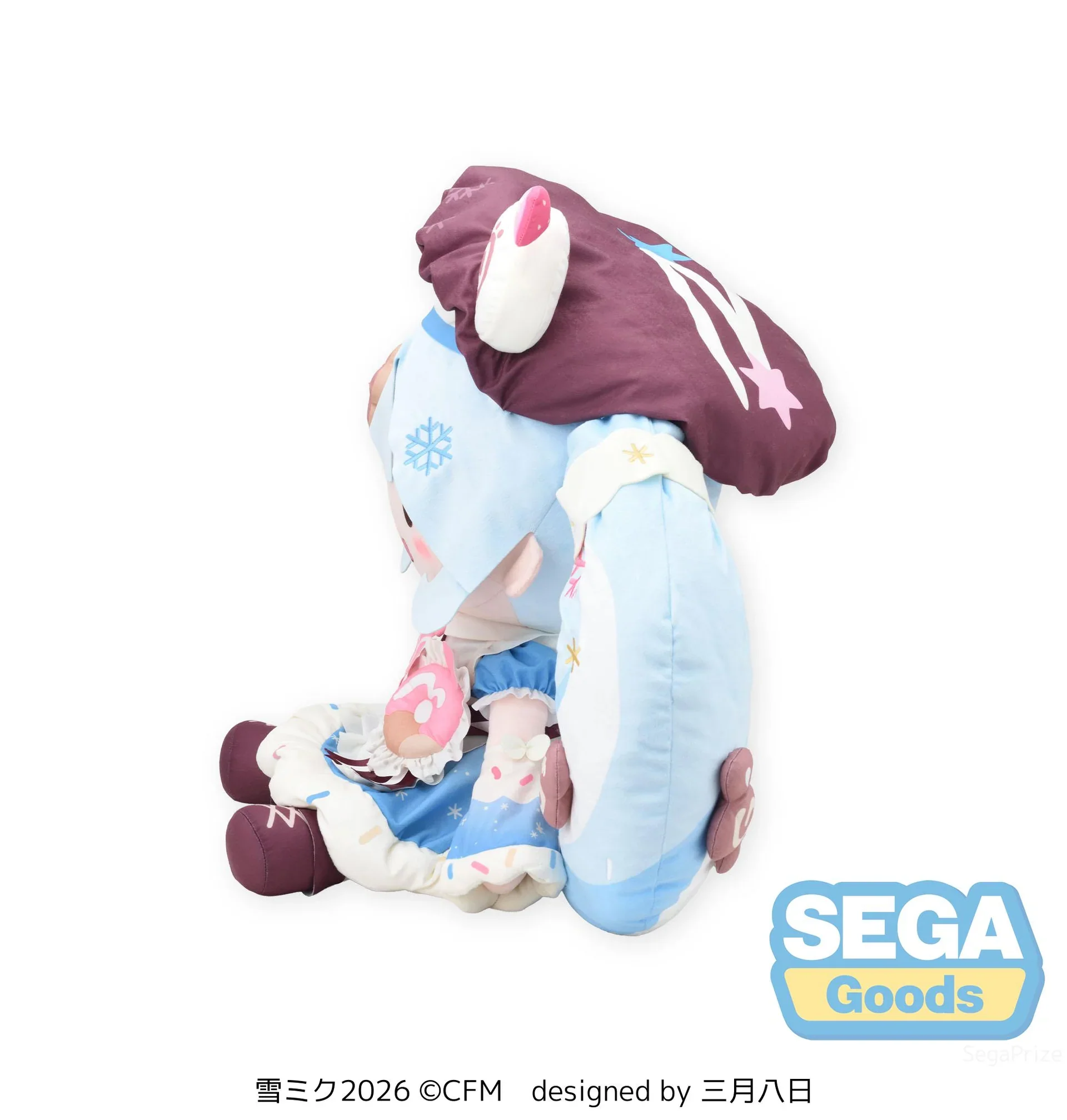 (Plush) Vocaloid fuwa petit "Snow Miku 2026" Dodeka Jumbo Plush - Image 2