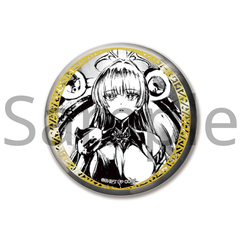 (Goods - Badge) GODDESS OF VICTORY: NIKKE Ink Painting Trading Washi Button Badge (Blind Box -Single) - Image 2