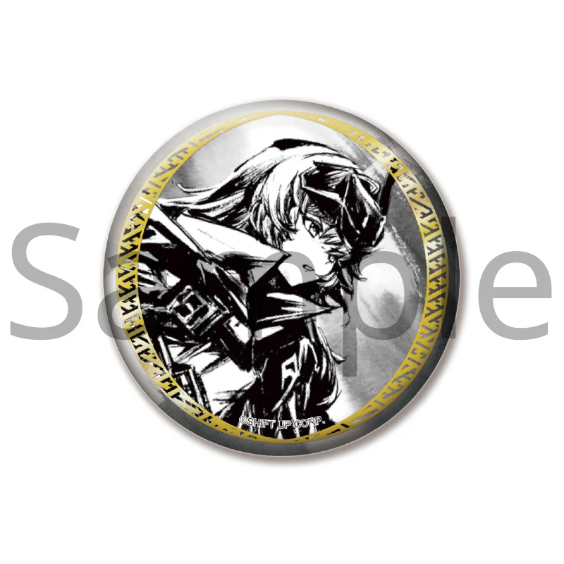 (Goods - Badge) GODDESS OF VICTORY: NIKKE Ink Painting Trading Washi Button Badge (Blind Box -Single) - Image 5