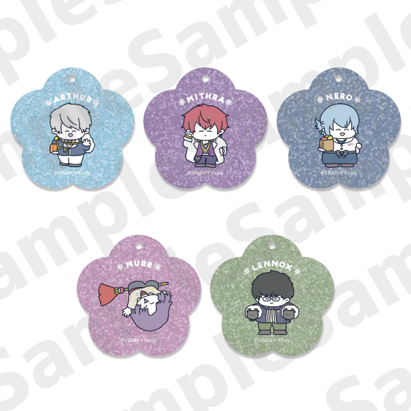 [Promise of Wizard] STUDY Yusaku x Promise of Wizard Trading Glitter Acrylic Keychain (Blind Box -Single)