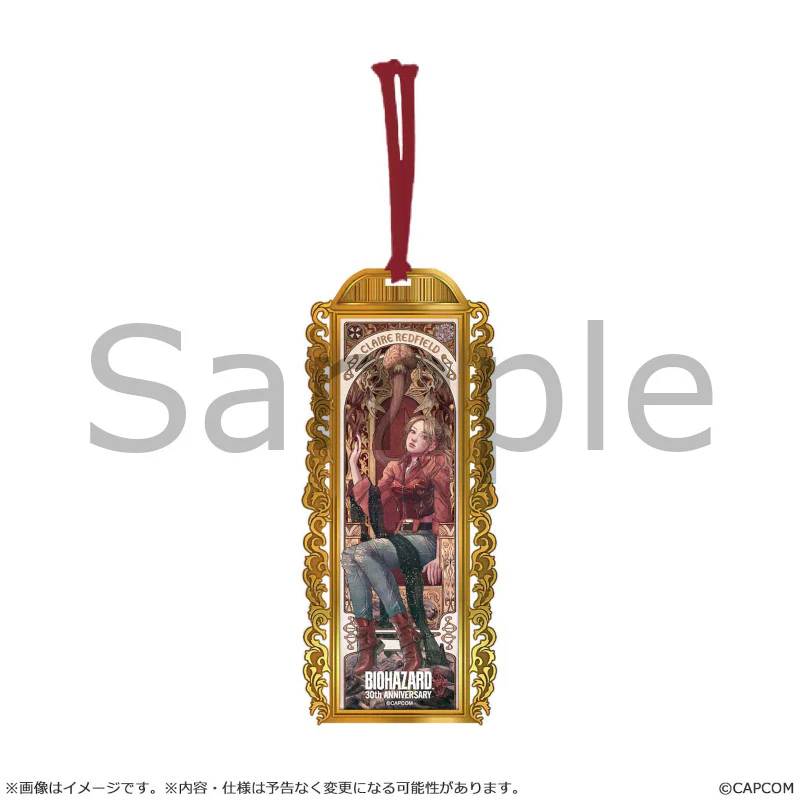 (Goods - Bookmark) Resident Evil 30th Anniversary Metal Bookmark Claire