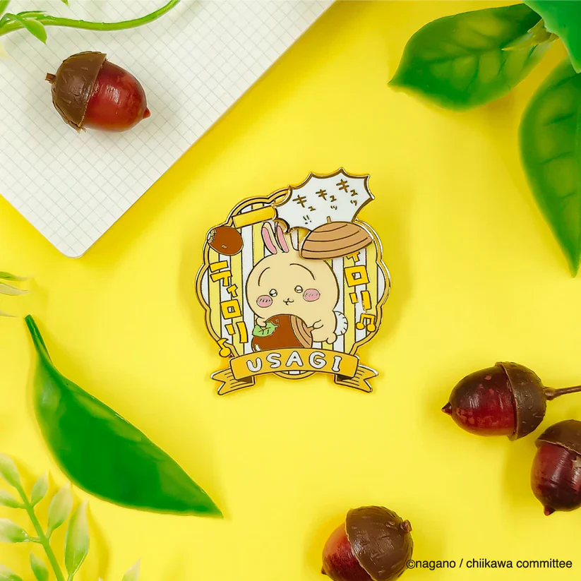 (Goods - Badge) Chiikawa Pin Badge Usagi - Image 2