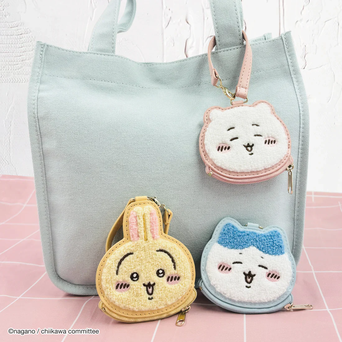 (Goods - Pouch) Chiikawa Face Mini Pouch Hachiware - Image 7
