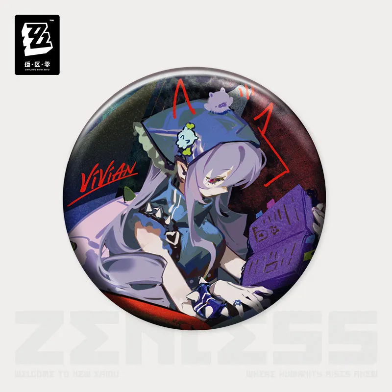 (Goods - Badge) Zenless Zone Zero Harmony Frequency Button Badge Vivian Banshee