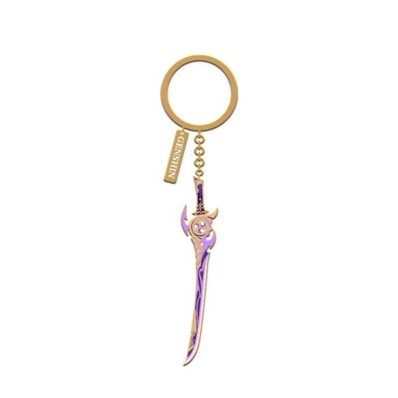 [Genshin Impact] Divine Weapon Metal Keychains / Mist Splitter Reforged