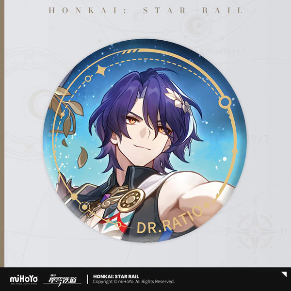 [Honkai: Star Rail] Character Portrait Series Button Badge / Hunt Dr. Ratio