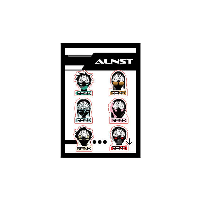 (Goods - Stickers) Alien Stage Stickers Anakt Garden Collection